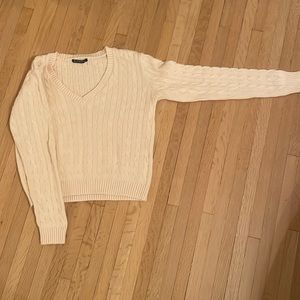Brandy Melville cream blush sweater
